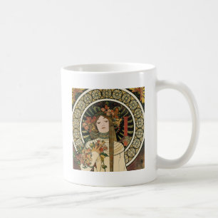 Alfonse Mucha Trappistine Nouveau Vintage Poster Coffee Mug