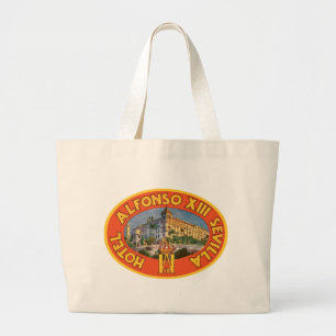 Alfonso XIII Hotel Sevilla Large Tote Bag