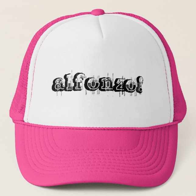 alfonzo! trucker hat (Front)