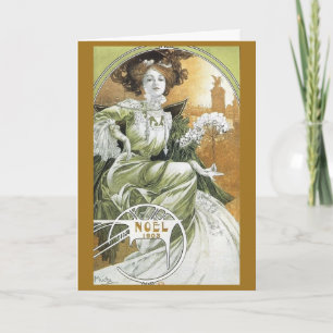 Alfosne Mucha Holiday Card