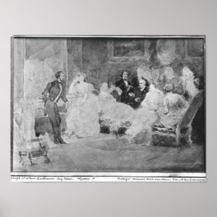 Alfred de Musset  Eugene Delacroix Poster