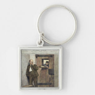 Alfred Dreyfus in Prison Key Ring