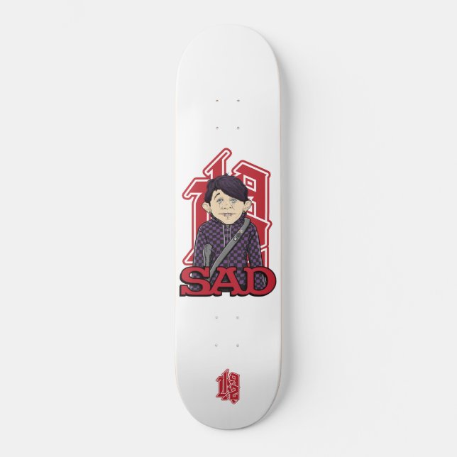 Alfred E(mo) Neuman Skateboard (Front)