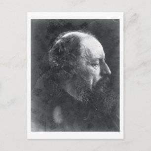 Alfred, Lord Tennyson (1809-92) c.1868 (albumen pr Postcard