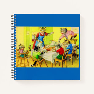Alfred Mainzer cats Dinner Disaster Notebook