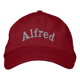 Alfred Name Embroidered, Embroidered Hat