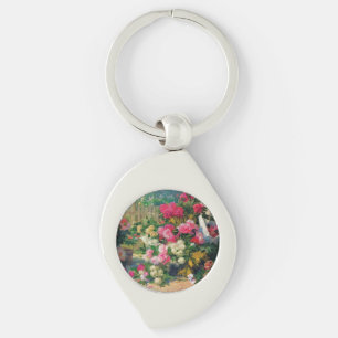 Alfred Petit Flower Baskets and Flower Pots in... Key Ring