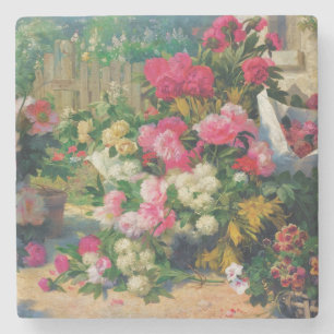 Alfred Petit Flower Baskets and Flower Pots in... Stone Coaster