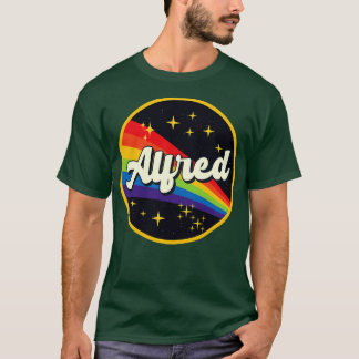 Alfred Rainbow In Space Vintage Style T-Shirt