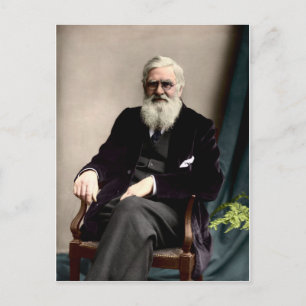 Alfred Russel Wallace c1895 Postcard