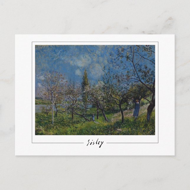 Alfred Sisley #5 - Fine Art Postcard (Front)