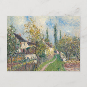 Alfred Sisley - A Path at Les Sablons Postcard