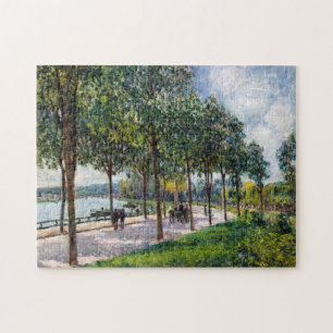 Alfred Sisley - Allee of Chestnut Trees Jigsaw Puzzle