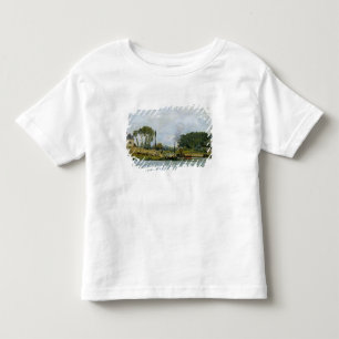 Alfred Sisley Boats at the lock at Bougival Toddler T-Shirt