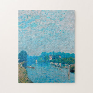 Alfred Sisley - Bords de riviere Orillas Jigsaw Puzzle