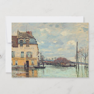 Alfred Sisley - Flood at Port-Marly 1872 Thank You Card