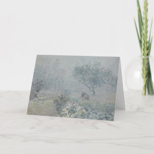 Alfred Sisley - Fog, Voisins Card