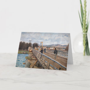 Alfred Sisley - Footbridge at Argenteuil Card