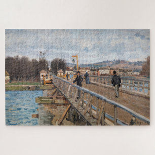 Alfred Sisley - Footbridge at Argenteuil Jigsaw Puzzle