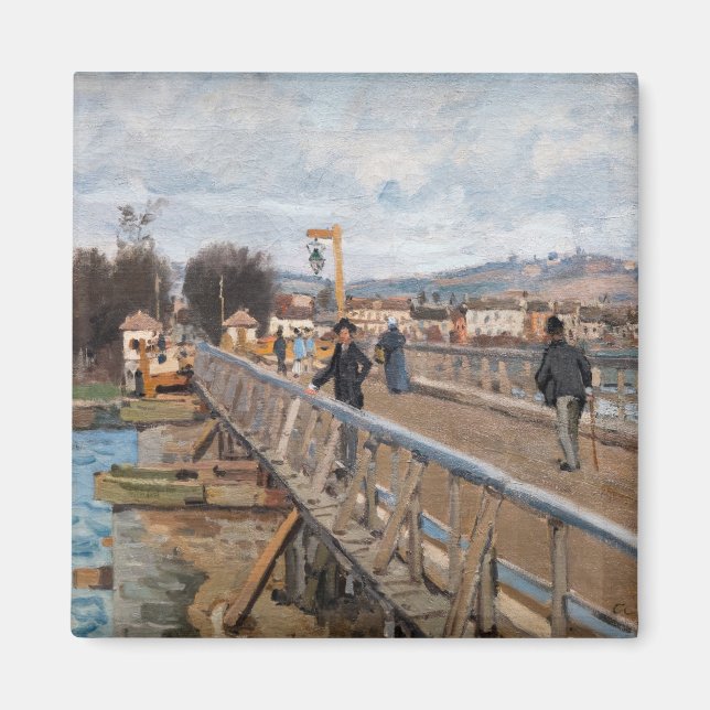 Alfred Sisley - Footbridge at Argenteuil Magnet (Front)