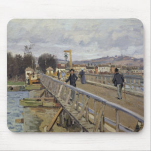 Alfred Sisley Footbridge at Argenteuil Mouse Pad