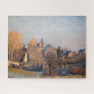 Alfred Sisley - Frosty Morning in Louveciennes Jigsaw Puzzle