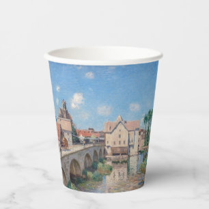 Alfred Sisley - Le Pont de Moret Paper Cups