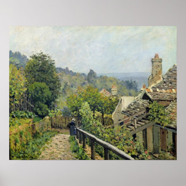 Alfred Sisley | Louveciennes, The Heights at Marly Poster (Front)