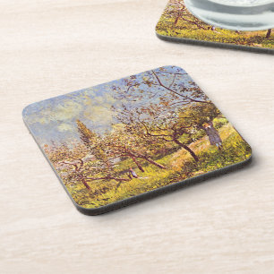 Alfred Sisley Orchard in spring Coaster