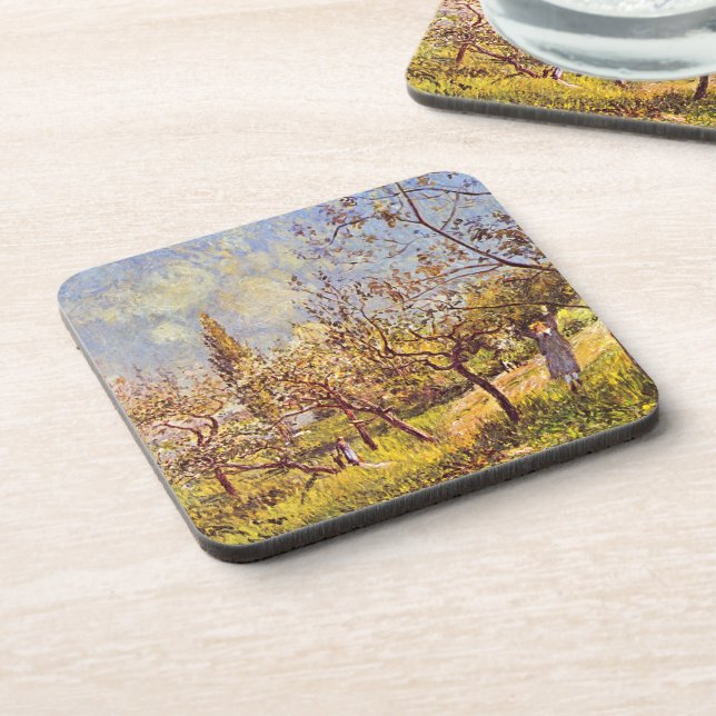 Alfred Sisley Orchard in spring Coaster (Left Side)