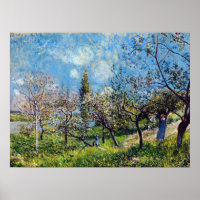 Alfred Sisley Orchard in Spring