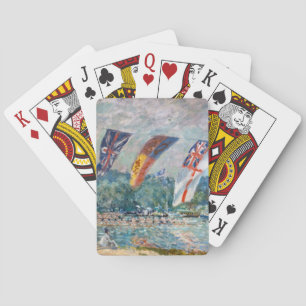 Alfred Sisley - Regatta at Molesey Playing Cards