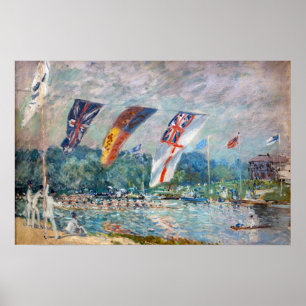 Alfred Sisley - Regatta at Molesey Poster