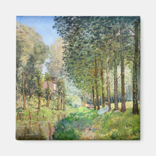 Alfred Sisley - Rest along the Stream Magnet