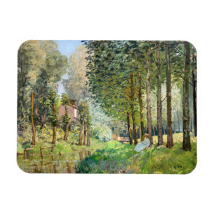 Alfred Sisley - Rest along the Stream Magnet