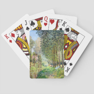 Alfred Sisley - Rest along the Stream Playing Cards