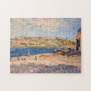 Alfred Sisley - River Banks at Saint-Mammes Jigsaw Puzzle