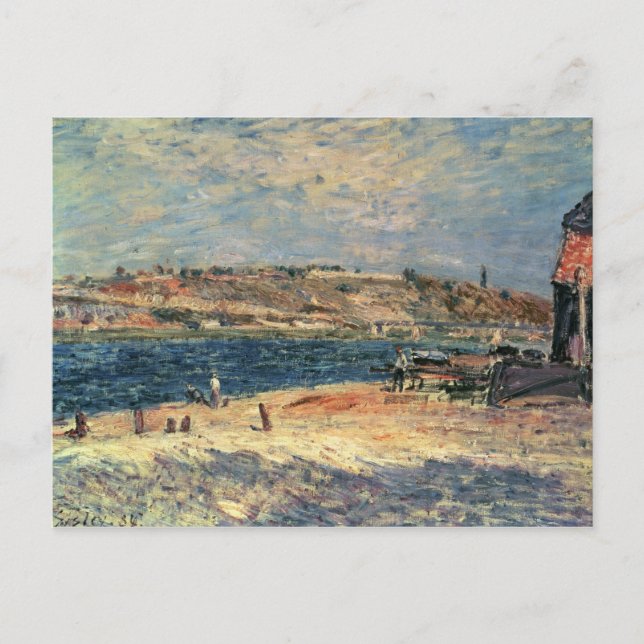 Alfred Sisley | River Banks at Saint-Mammes Postcard (Front)