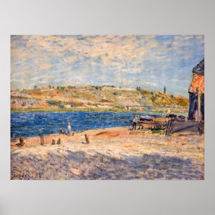 Alfred Sisley - River Banks at Saint-Mammes Poster