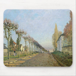 Alfred Sisley Rue de la Machine, Louveciennes Mouse Pad