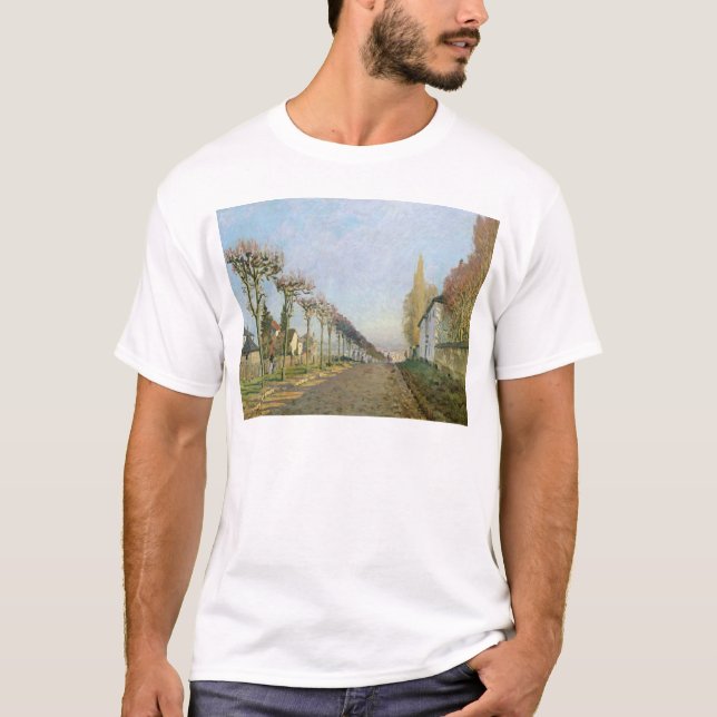 Alfred Sisley | Rue de la Machine, Louveciennes T-Shirt (Front)