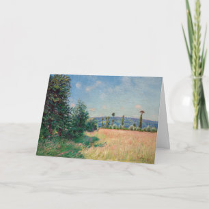 Alfred Sisley - Sahurs Meadows in Morning Sun Card