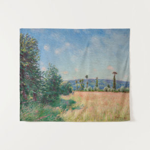 Alfred Sisley - Sahurs Meadows in Morning Sun Tapestry