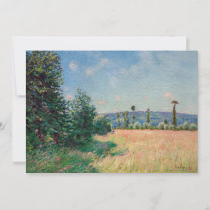 Alfred Sisley - Sahurs Meadows in Morning Sun Thank You Card