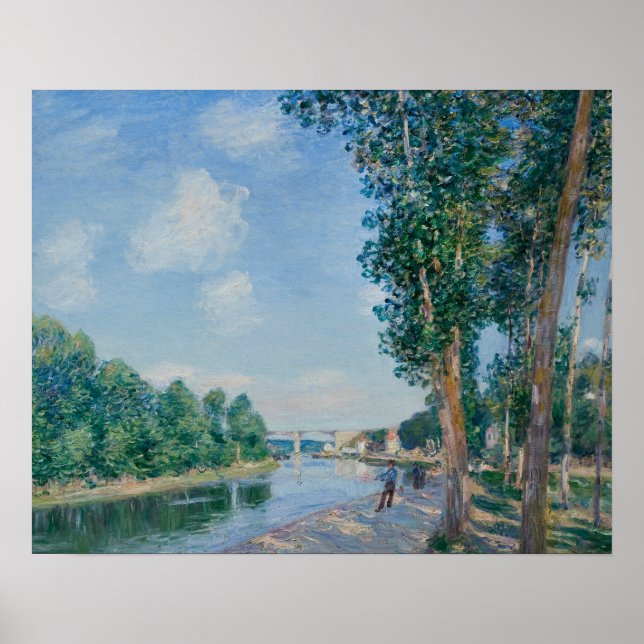 Alfred Sisley - Saint-Mammes. June Sunshine Poster (Front)