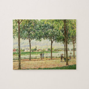 Alfred Sisley   Street of Spanish Chestnut Trees Jigsaw Puzzle
