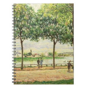 Alfred Sisley Street of Spanish Chestnut Trees Notebook