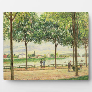 Alfred Sisley Street of Spanish Chestnut Trees Plaque