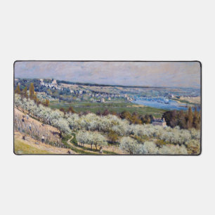 Alfred Sisley - Terrace at Saint-Germain, Spring Desk Mat