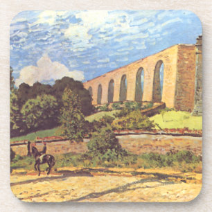 Alfred Sisley The Aqueduct of Marly Coaster